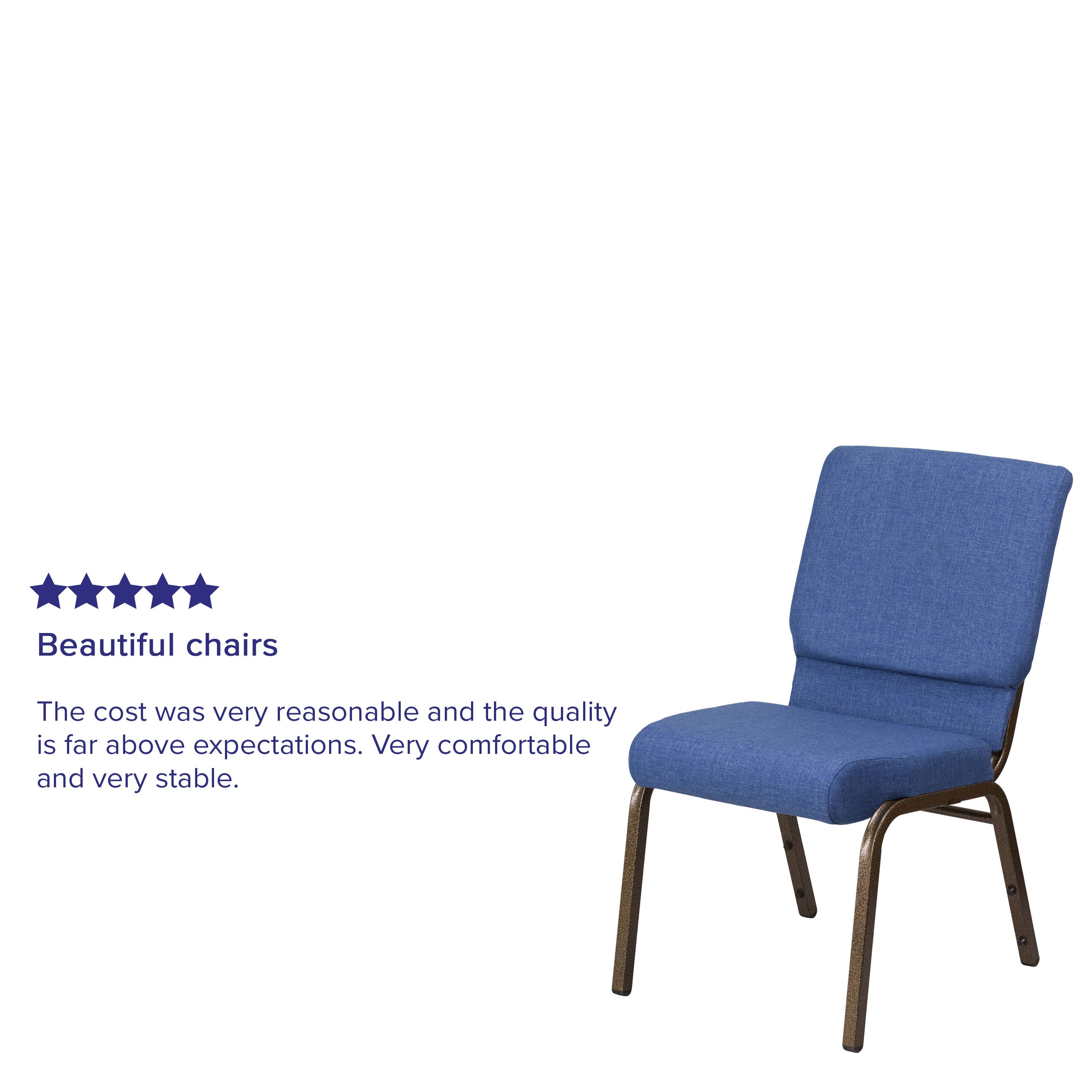 Hercules Series 185 Stackable Church Chair 18.5 Inch Wide