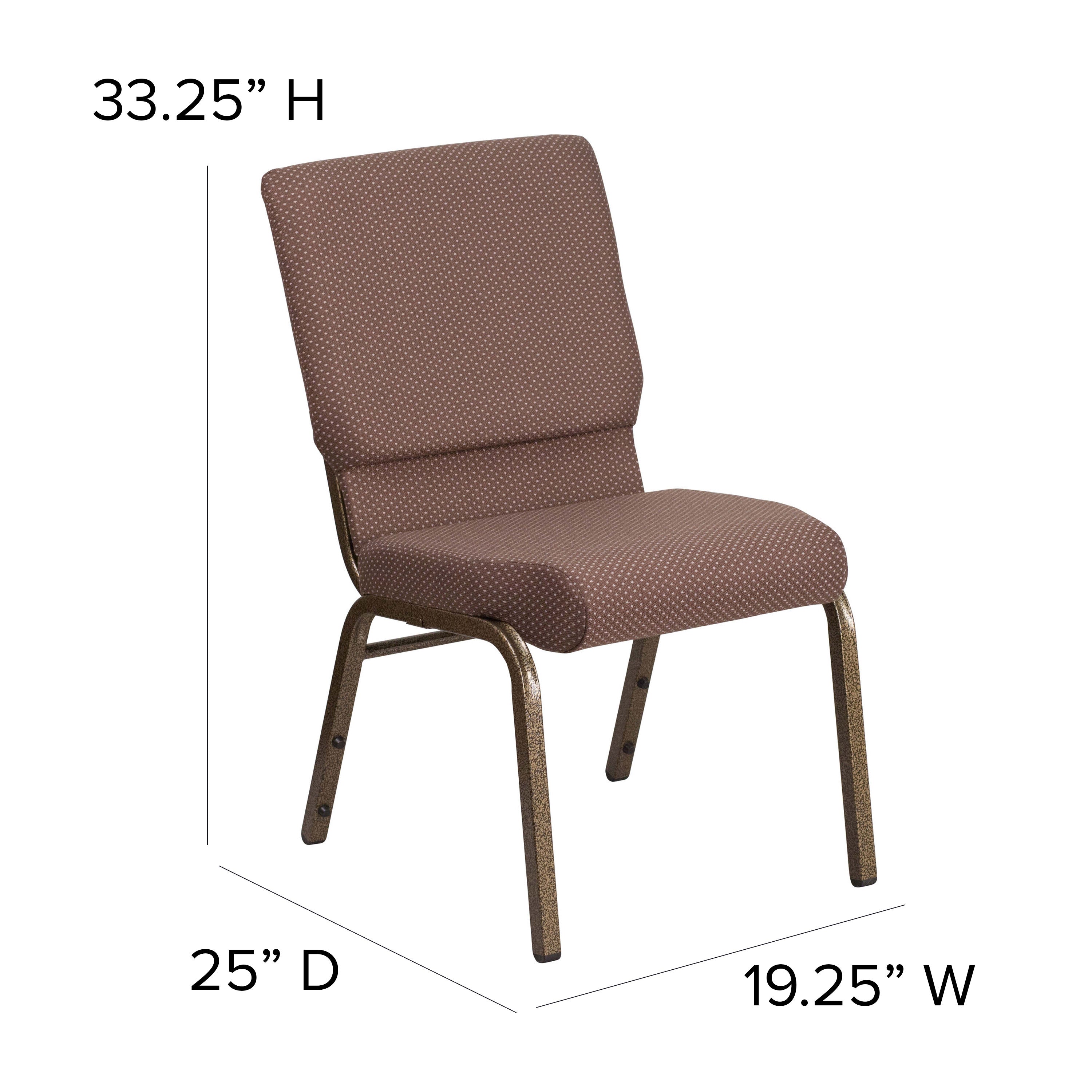 Hercules Series 185 Stackable Church Chair 18.5 Inch Wide