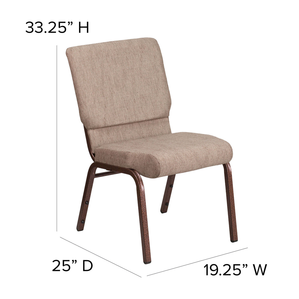 Hercules Series 185 Stackable Church Chair 18.5 Inch Wide