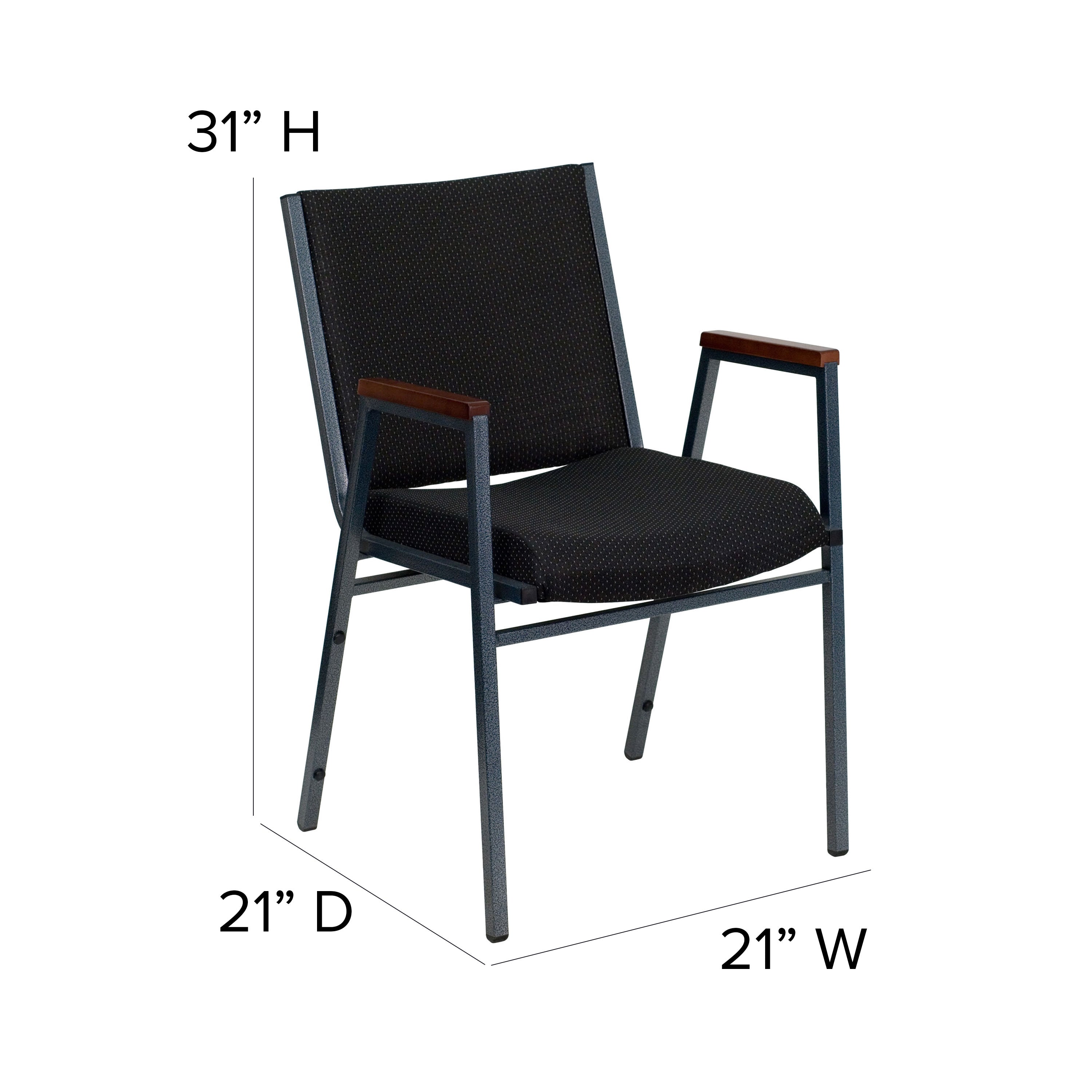 HERCULES Heavy Duty Stack Chair with Arms