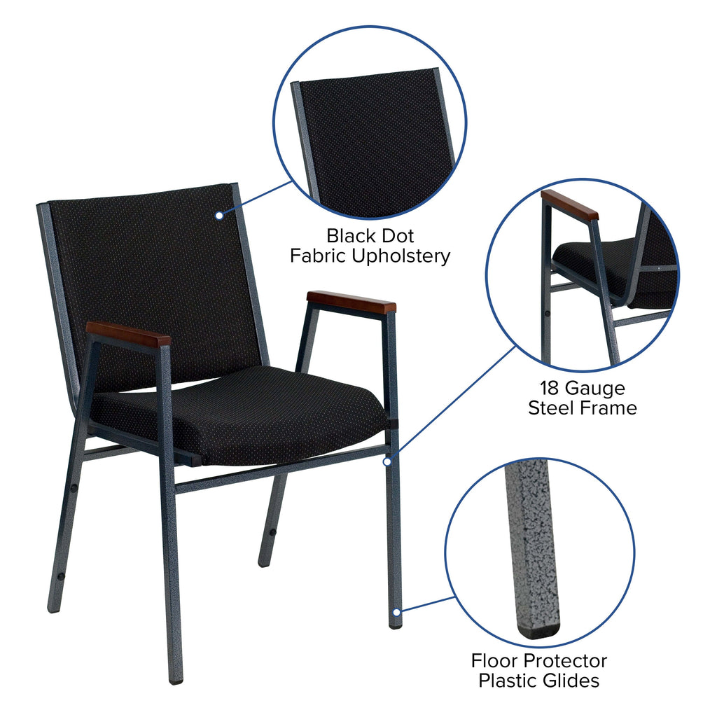 HERCULES Heavy Duty Stack Chair with Arms