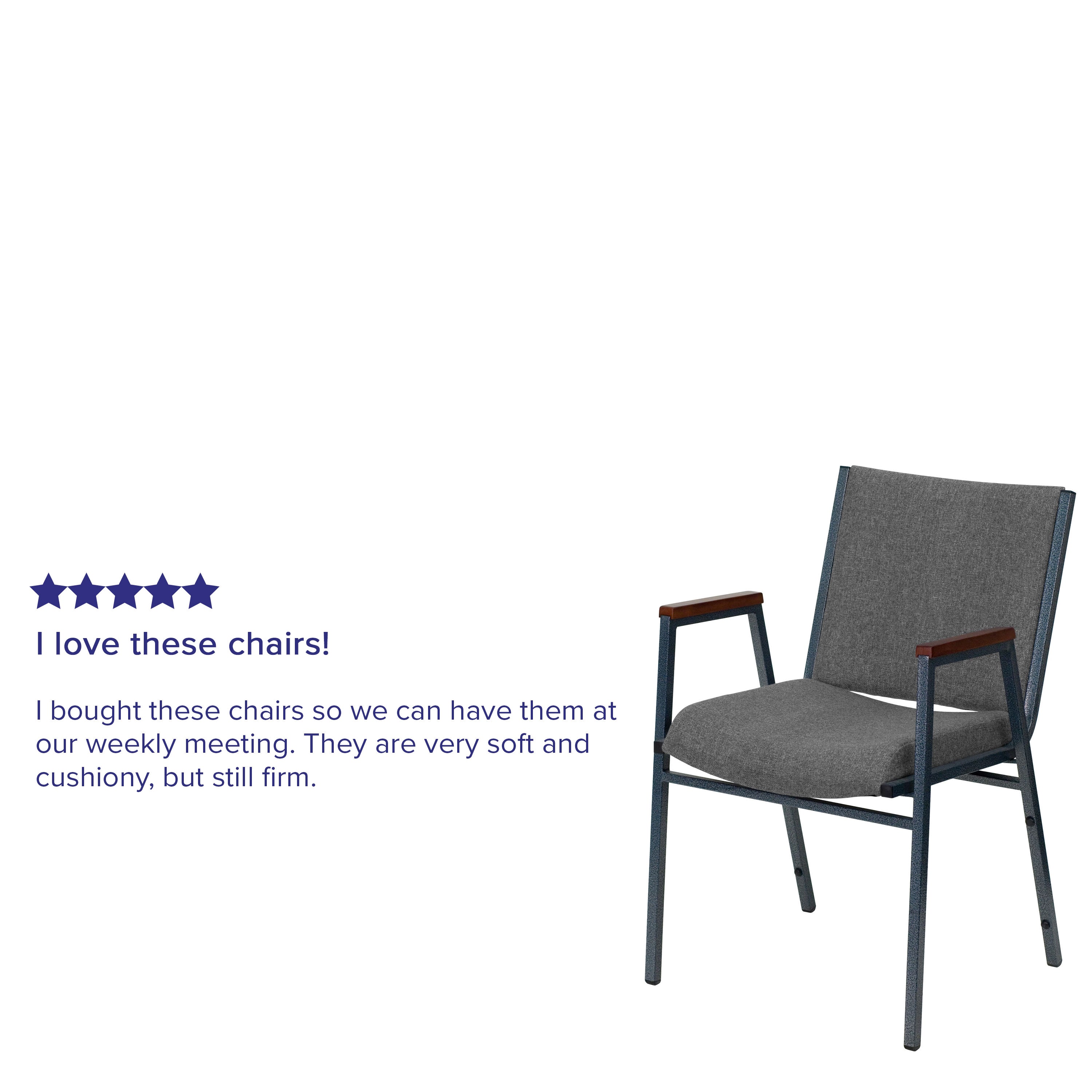HERCULES Heavy Duty Stack Chair with Arms