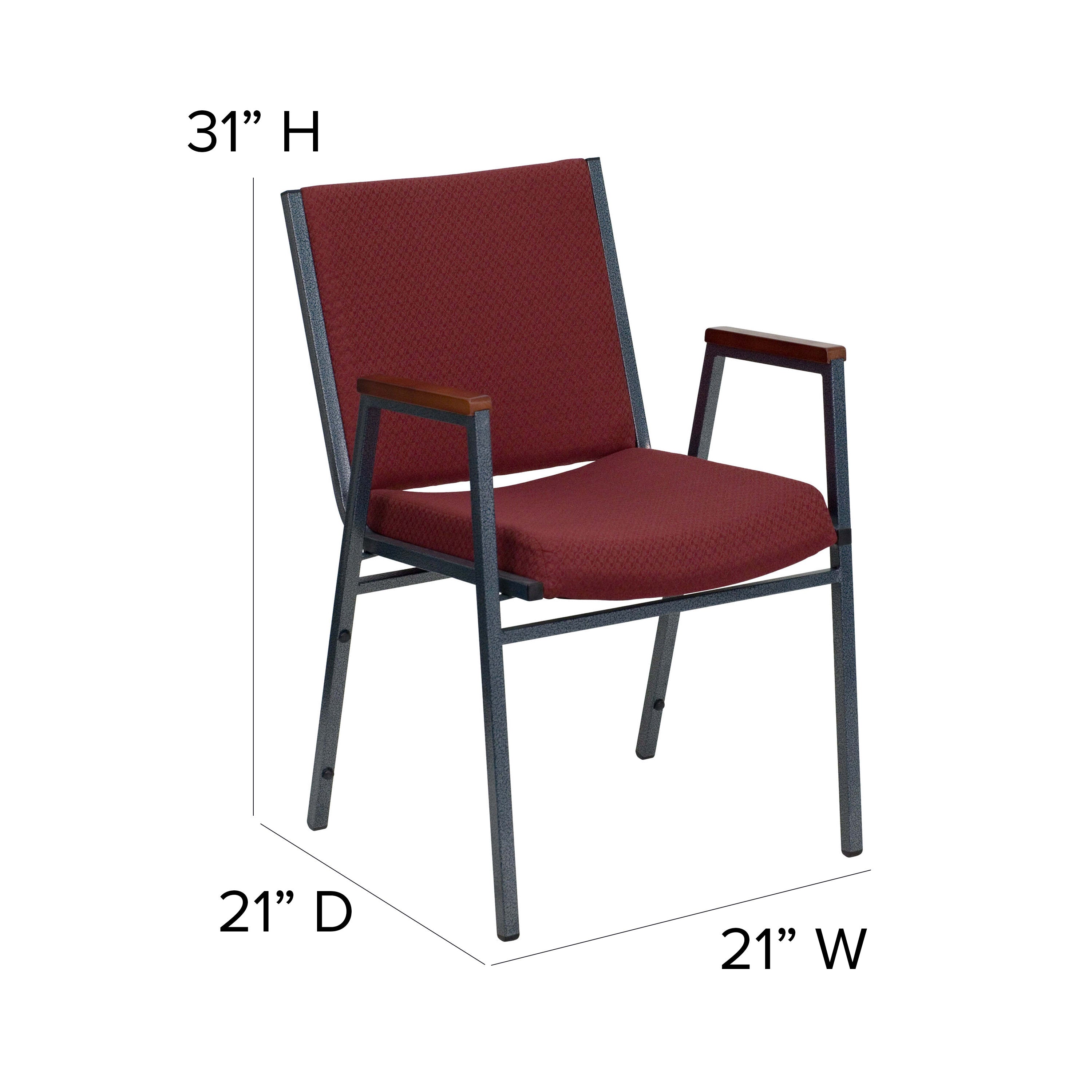 HERCULES Heavy Duty Stack Chair with Arms