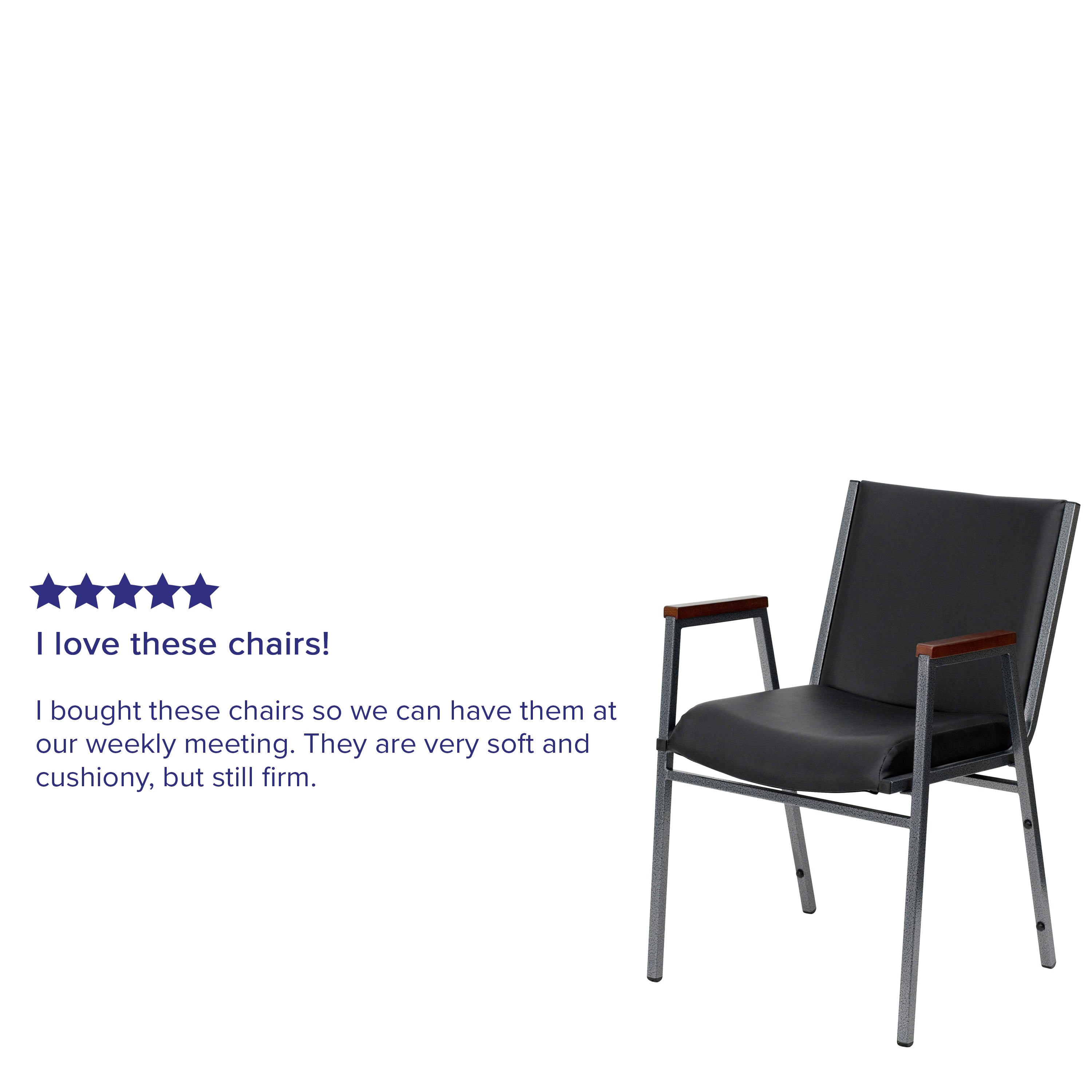 HERCULES Heavy Duty Stack Chair with Arms