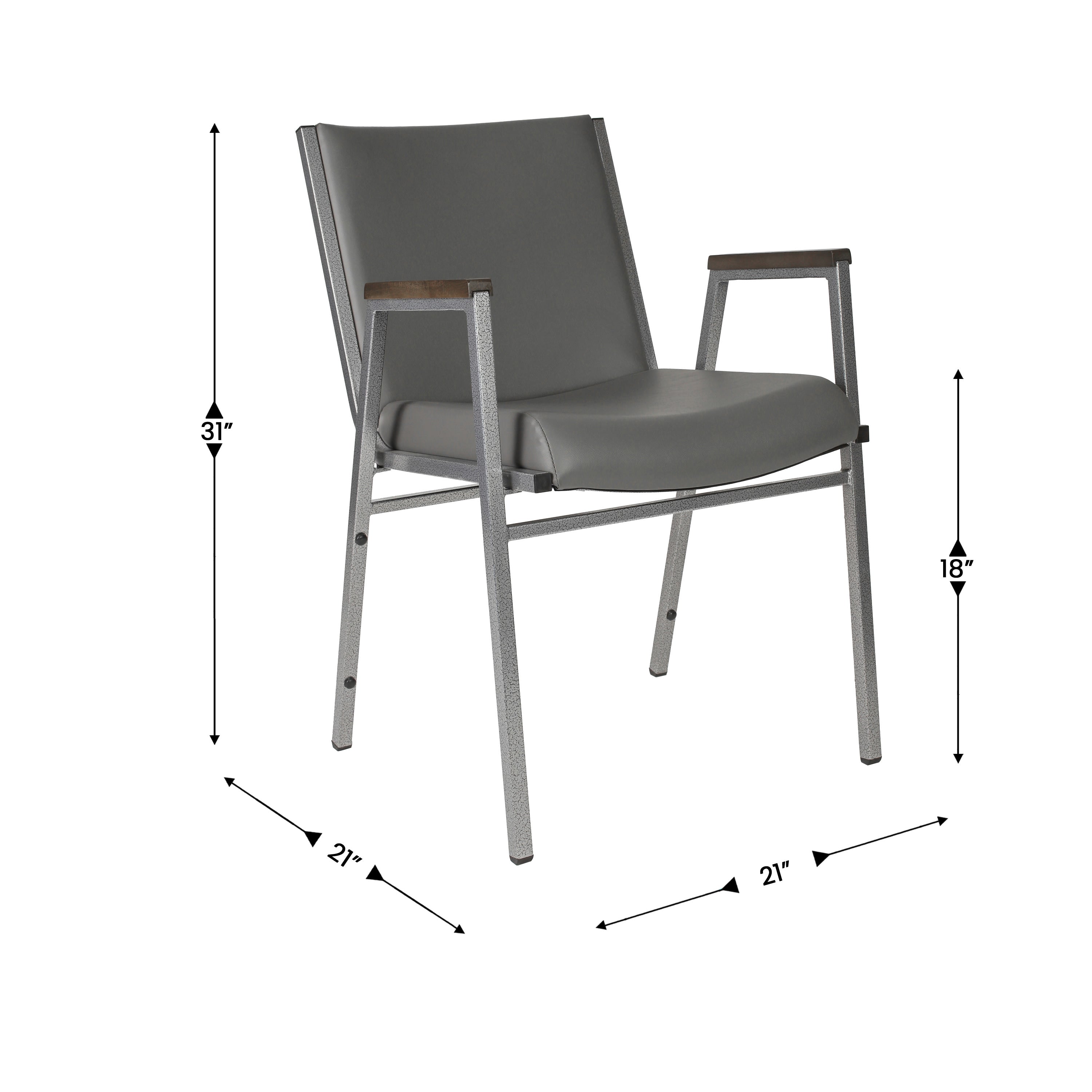 HERCULES Heavy Duty Stack Chair with Arms