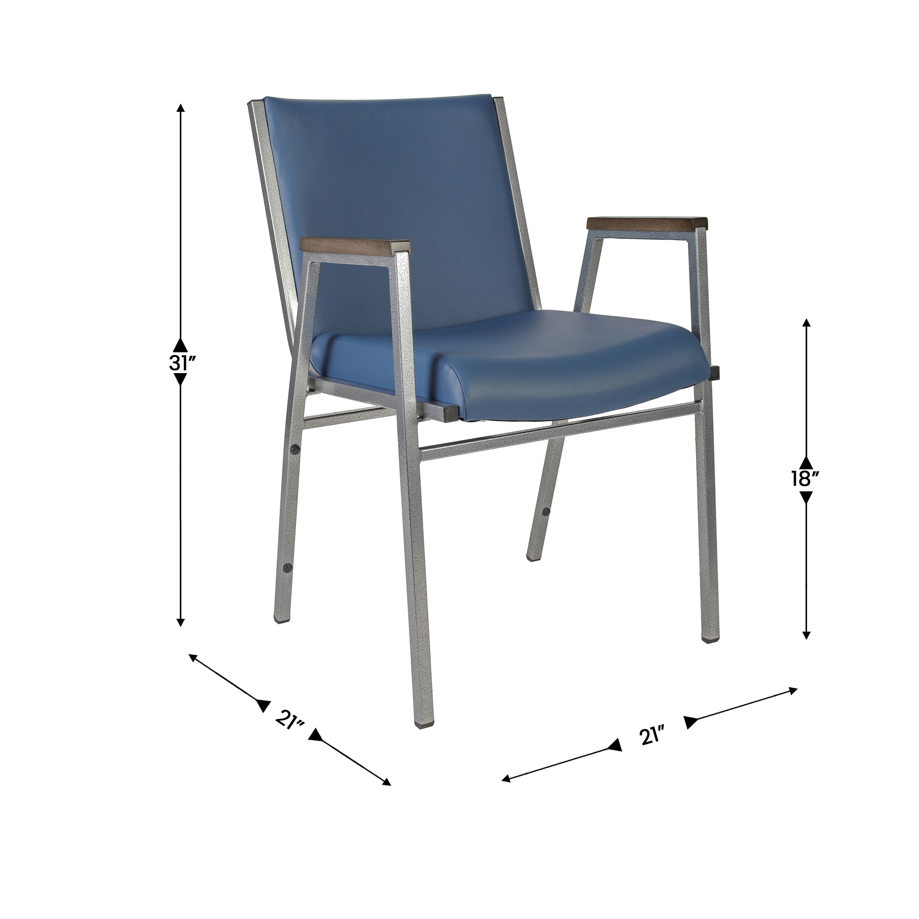 HERCULES Heavy Duty Stack Chair with Arms