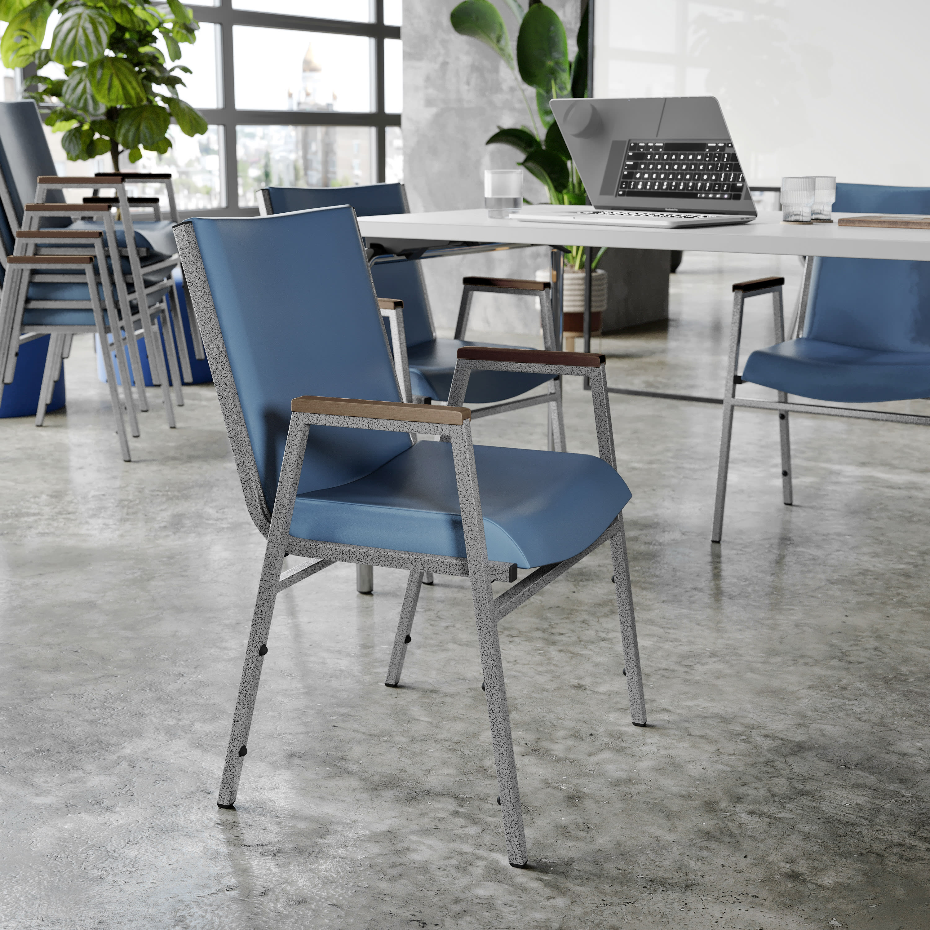 HERCULES Heavy Duty Stack Chair with Arms